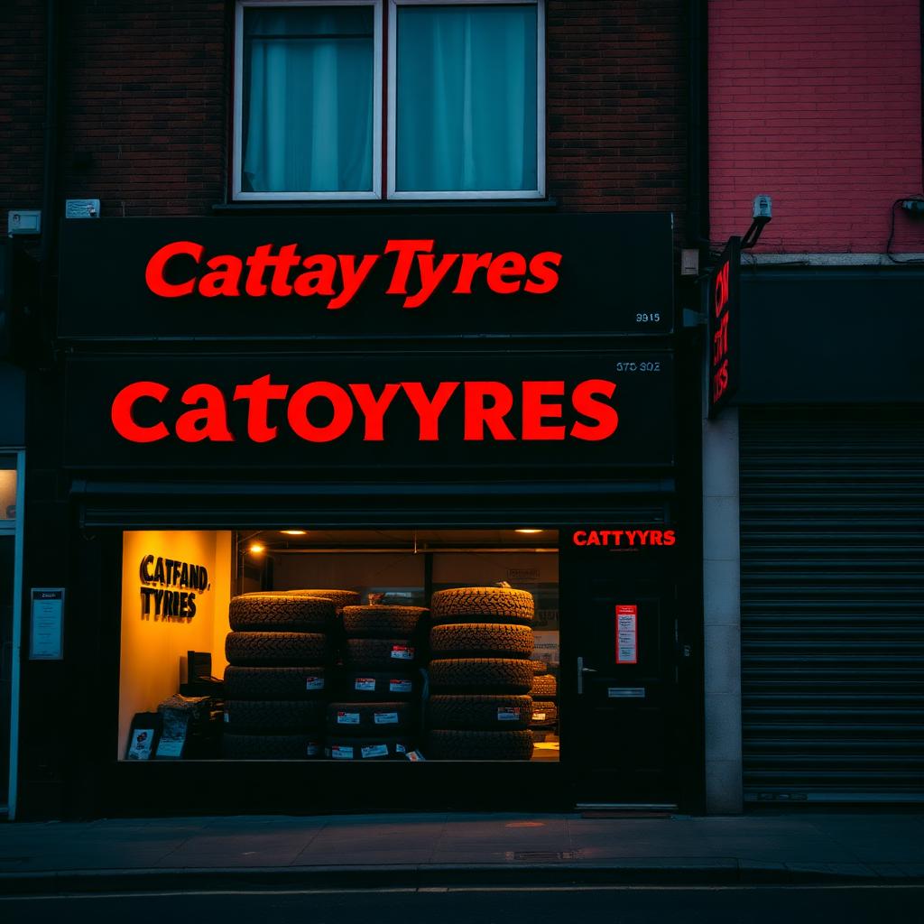 Catford Tyres shop exterior on Brownhill Road SE6